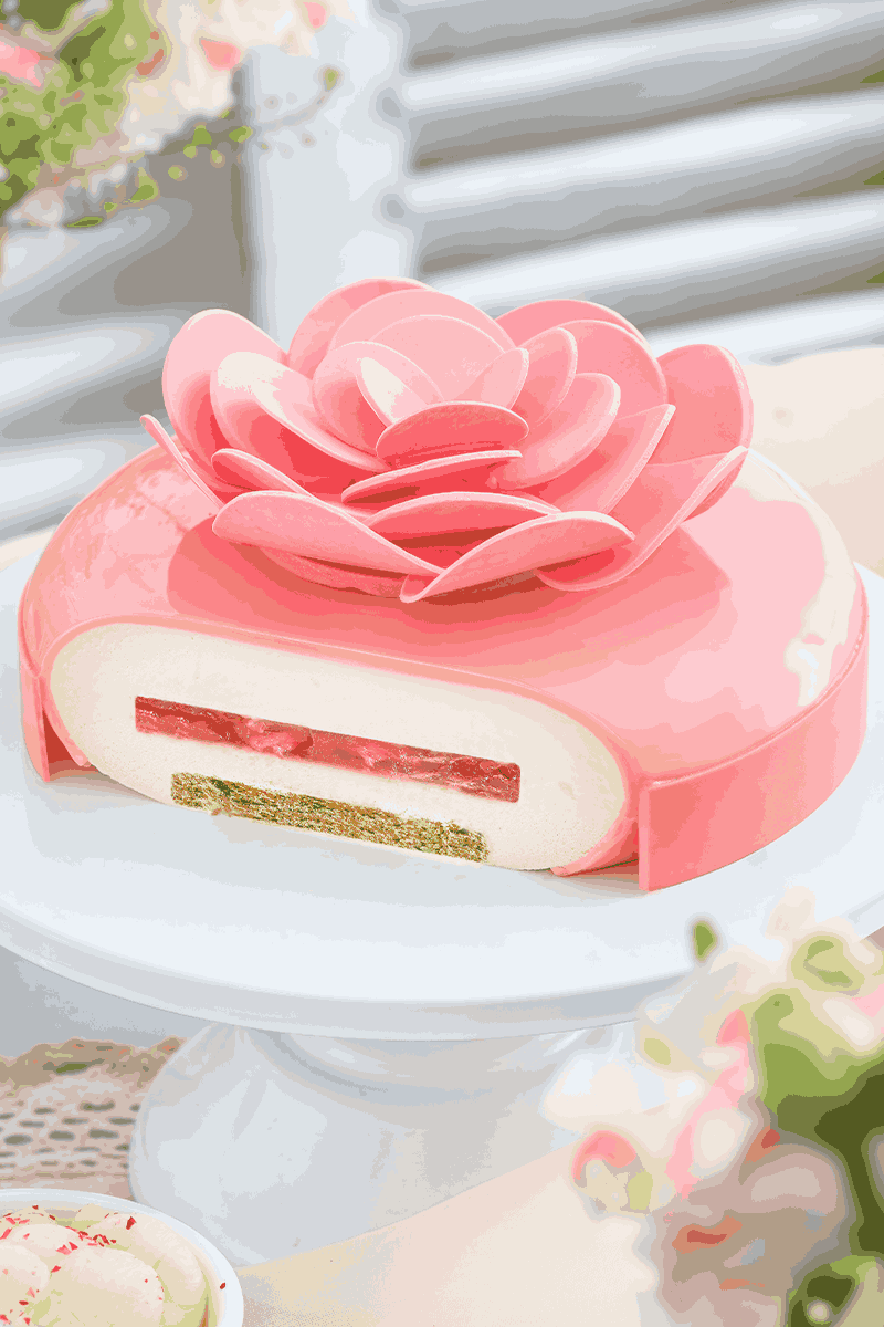 My Muse – Entremet Ôlong Vải Hoa Hồng